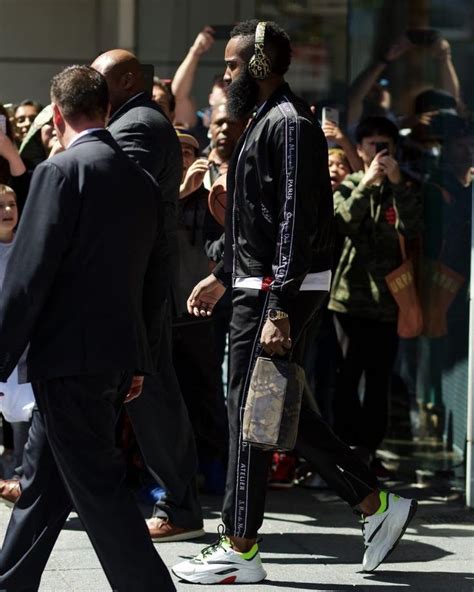 james harden wearing dior sneakers|James Harden Seen Wearing Dior Homme Tracksuit And .